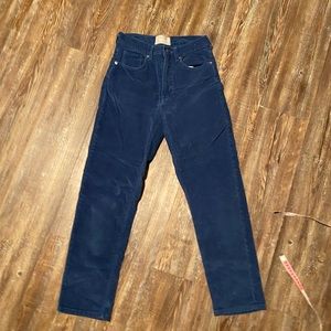 Everlane corduroy pants 26 blue